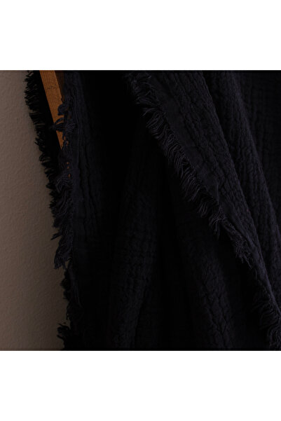 Püskül Tekstil Luxury Muslin Throw Blanket Wide 135X170Cm-100% Cotton Soft Quality Muslin Sofa Cover & Shawl