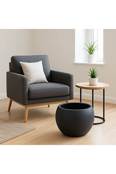 Adayapaycicek 20 cm saksı kapı önü boş saksı plastik saksı