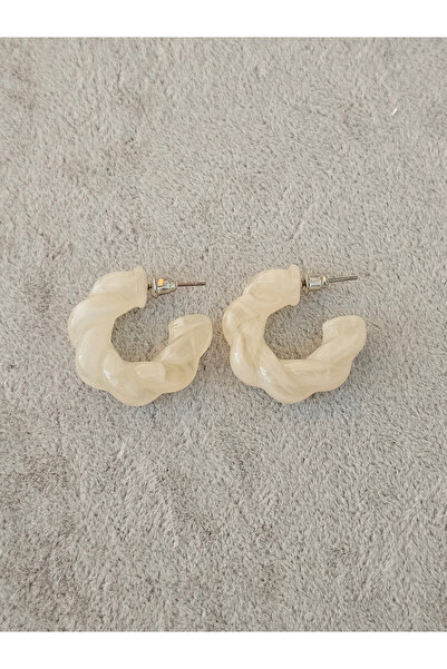 SiestaAccessories Acrylic Twist Hoop Earrings