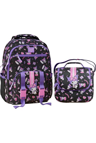 kuromi Original Licensed Bag + Lunch Box Set K-2