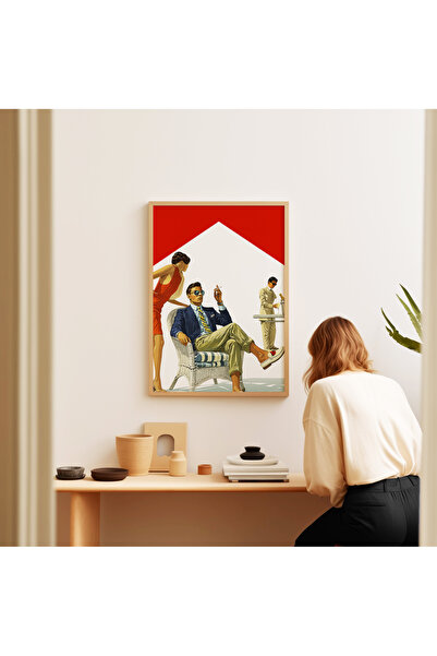 ARTHOUSECOLLECTIVE Marlboro High Life - Stil retro de lux - Poster fără cadru în dimensiuni de tablou