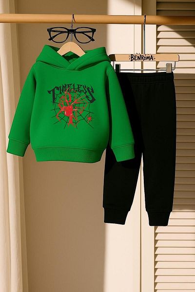BENROMA SET DE PANTALONI DE ANTRENAMENT PENTRU COPII IMPRIMAT TIMELESS 3 FIRE