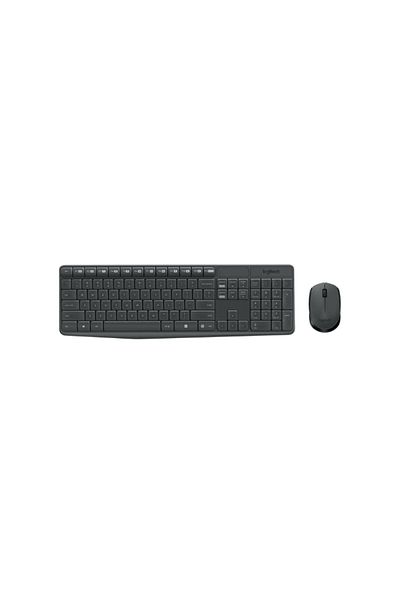 logitech MK235 Arabic/English Layout Keyboard and Mouse Combo - Graphite