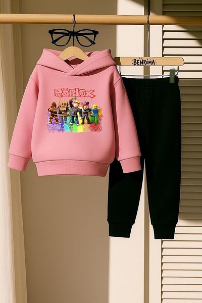 BENROMA SET DE PANTALONI DE TRANSPORT PENTRU COPII IMPRIMAT CU PERSONAJ DE DESENE ANIMATE