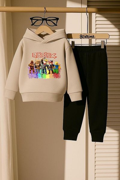 BENROMA SET DE PANTALONI DE TRANSPORT PENTRU COPII IMPRIMAT CU PERSONAJ DE DESENE ANIMATE