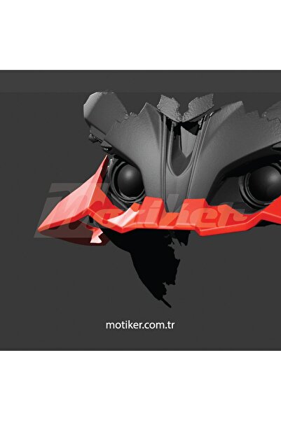 Motiker Bajaj RS200 Winglet Aksesuar Boyasız 3D Baskı