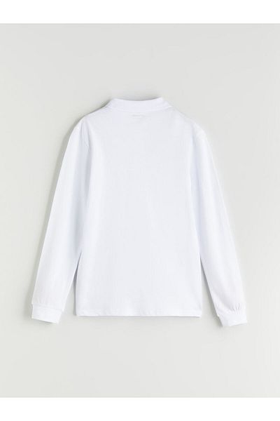 LC Waikiki New Season Polo Neck Long Sleeve Girls T-Shirt - W51132Z4