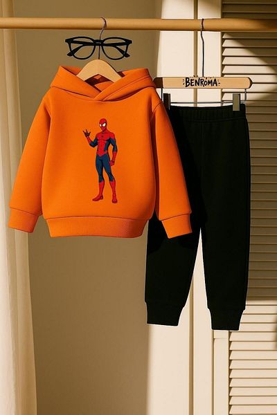 BENROMA SET DE PANTALONI DE ANTRENAMENT PENTRU COPII IMPRIMAT CU DESENE ANIMATE