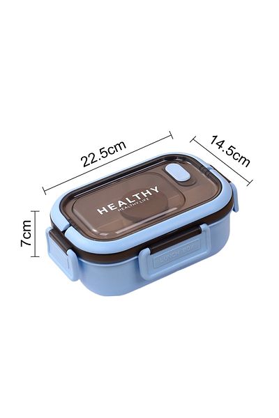 Healthy Adult Bento Lunch Box with Utensils – Leakproof, Microwave Safe – Ideal for Office & School Use