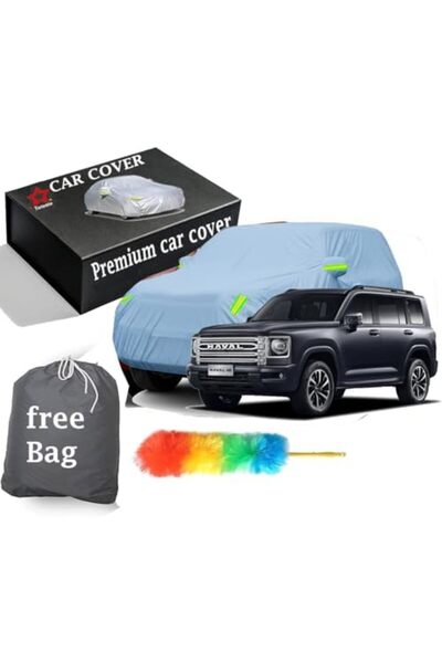 CFT غطاء سيارة فاخر بثلاث طبقات، غطاء كامل للسيارة مناسب لجميع الأحوال الجوية