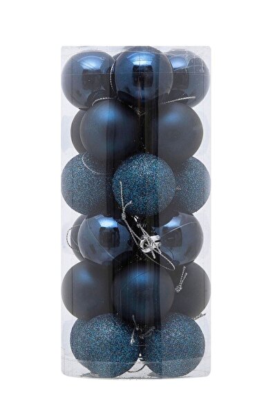 HALL BREATHE Minge de Anul Nou Colorata 4 cm Set 24 buc, Accesorii Decorative...