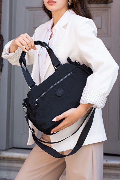 H&D COLLECTİON Geantă de umăr și crossbody cu curea lungă, rezistentă la apă,...