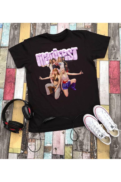 RYO FASHİON MANIFEST GROUP Dizajnirana dečija majica crna unisex