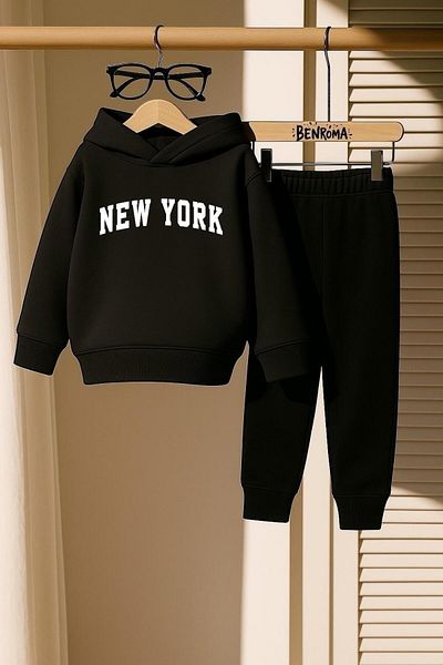 BENROMA SET DE PANTALONI DE TRANSPORT PENTRU COPII IMPRIMAT NEW YORK