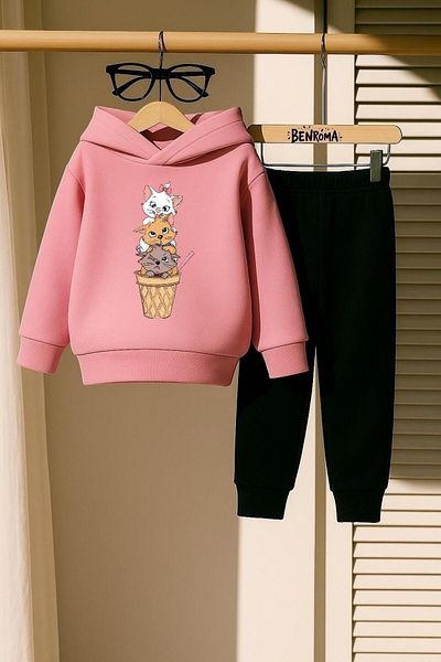 BENROMA SET DE PANTALONI DE TRANSPORT PENTRU COPII CU 3 FIRE CU PRINT CAT