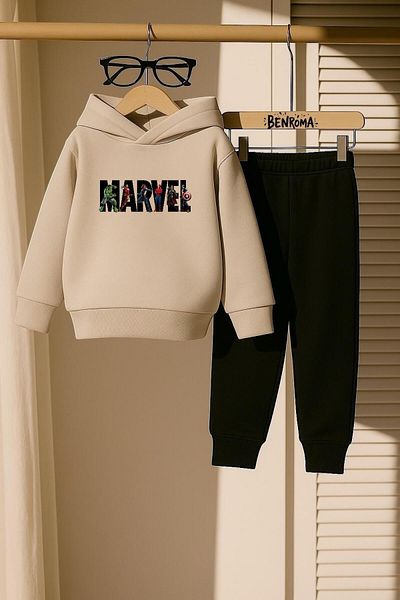 BENROMA SET DE PENTRU 3 FĂRĂ DE COPII IMPRIMAT MARVEL