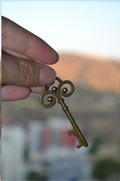 lethe works Vintage Keychain Bottle Opener – Brass Color Retro Metal Design