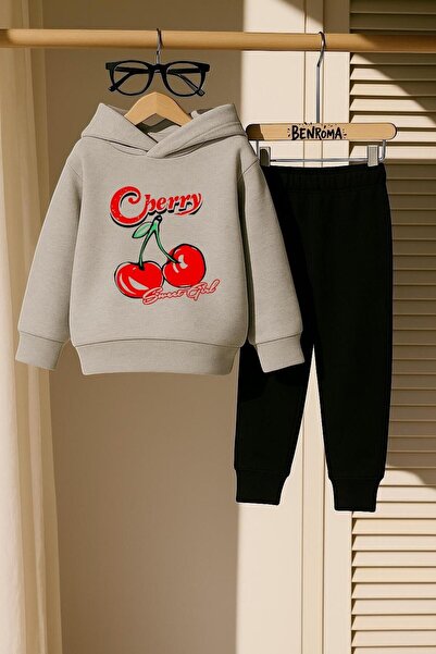 BENROMA KİDS SET DE PANTALONI DE TRANSPORT PENTRU COPIL CHERY PRINTED 3 THREAD