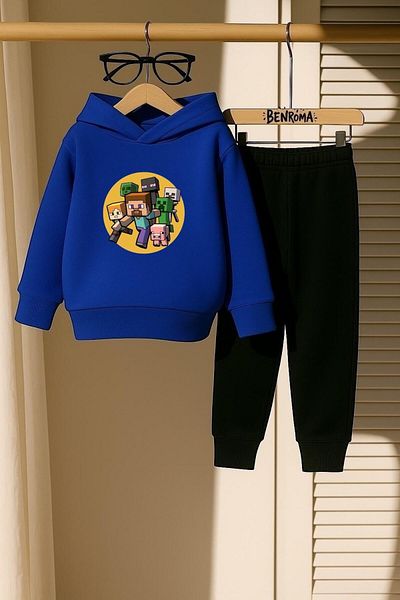BENROMA SET DE PANTALONI DE ANTRENAMENT PENTRU COPII IMPRIMAT CRAFT 3 FIRE