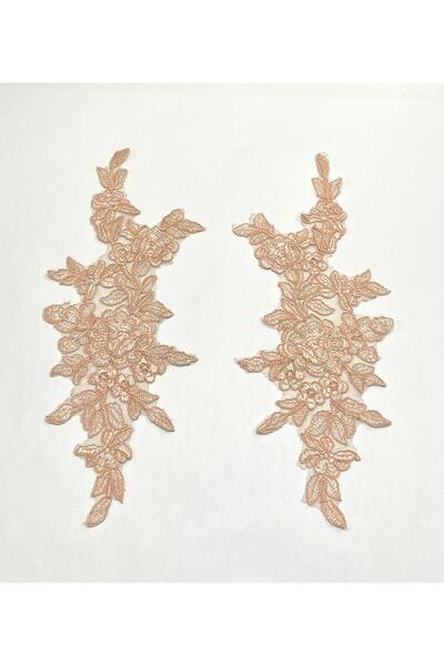 karantuhafiye Guipure Applique / 2 Pack Guipure Applique / Powder Color