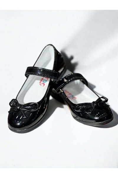 Zekids Girl's Bow Detailed Orthopedic Sole Ballerinas