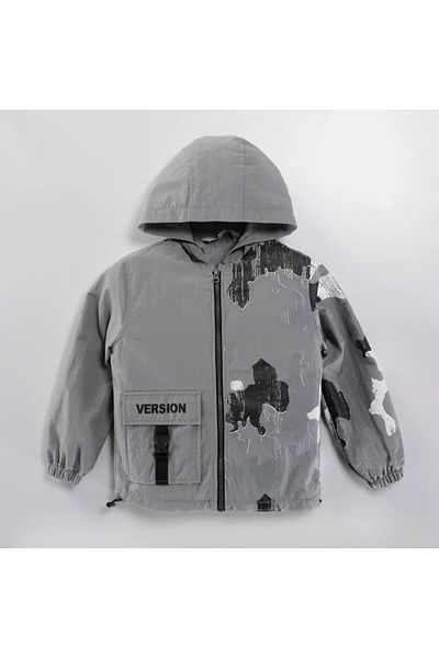 Midimod Gold 6-14 Years Old Hooded Lined Water & Wind Resistant Boys Raincoat