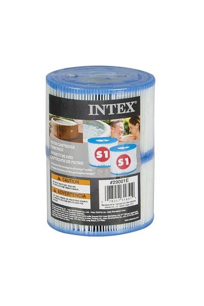 Intex Cartus filtru tip S1, pentru pompa filtrare apa piscina, 29001, set 2 buc