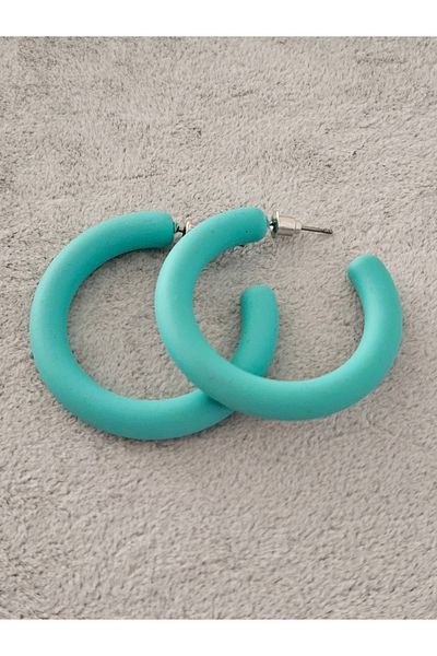 SiestaAccessories Turquoise Hoop Earrings