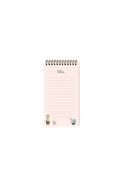 KESKİN COLOR Sharp color to do list top spiral planner cactus