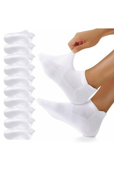 OEM Set 10 pairs men's socks OVERTANG, breathable cotton, short, 39-42EU