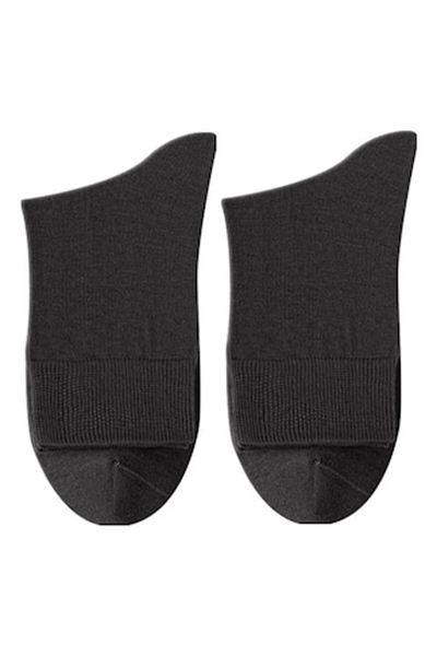 OEM Men's Socks PremierPeds, Casual Business, Cotton, Medium Length, Size 38-46, Set of 2 Pairs, Dark Gr
