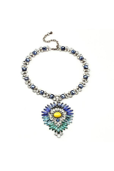 lor Colier Bohemia Cristal Blue