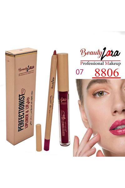 Beauty Waterproof Lip Liner and Matte Lipstick No. 7