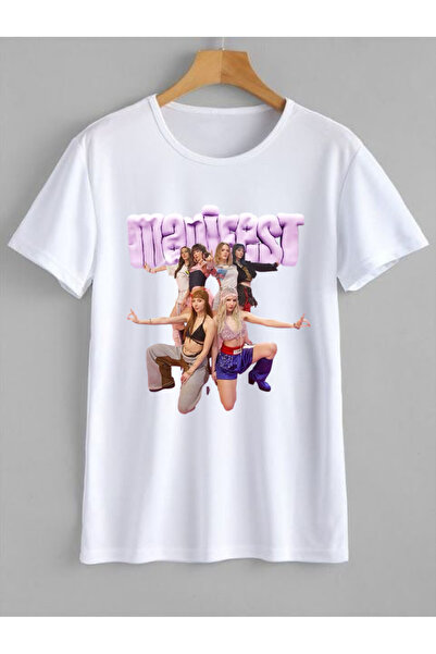 RYO FASHİON Παιδικό μπλουζάκι με σχέδιο MANIFEST GROUP Λευκό Unisex