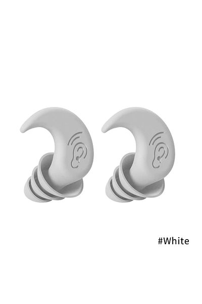 Choice 3 Layers-grey Anti Noise Silicone Earplugs Waterproof Swimming Ear Plugs For Sleeping Diving Surf So