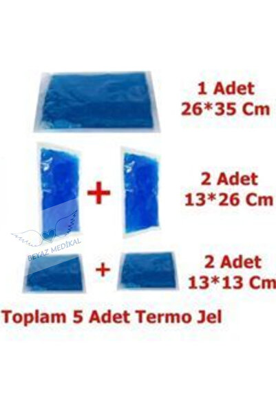 Beyaz Medikal Sıcak Soğuk Kompress Termo Jel 13x13-13x26-27x35 Set