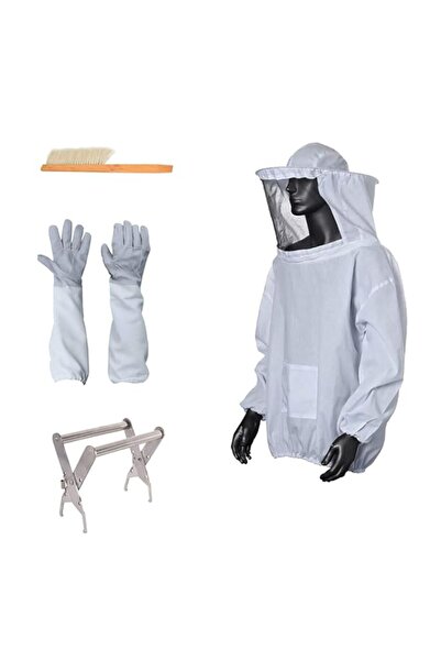 Generic بدلة تربية النحل من Ametoys، سترة النحل، قفازات تربية النحل، أكمام وا...