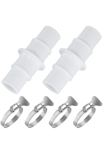 Generic YelaJoy Pool Hose Adapter, Universal PVC Coupling, 1-1/4" to 1-1/2" H...
