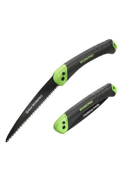 Generic WORKPRO Pruning Saw, 7” Folding Hand Saw with Secure Lock, Bi-Metal D...