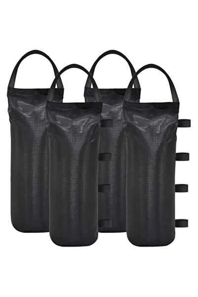 Generic أكياس رمل Defsedar ذات وزن مظلة كبير، عبوة من 4 قطع، لون أسود، وزن 11...