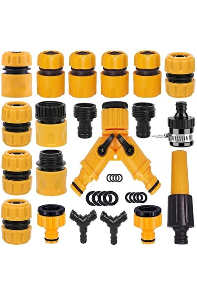 Generic مجموعة موصلات خرطوم الحديقة من NALACAL، عبوة من 20 قطعة: فوهة، إصلاح ...