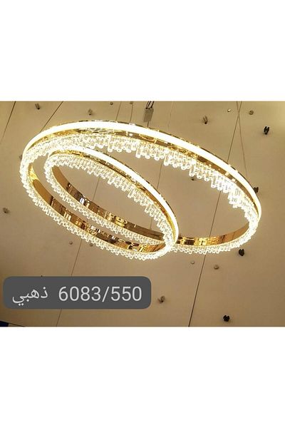 ELECTROPOWER LED Chandelier 3 Colors Gold with Remote