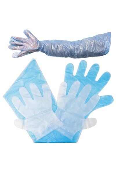 Generic Disposable Field Dressing Gloves, 50 Pcs Veterinary Dressing Gutting ...