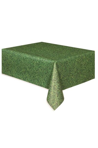 Generic غطاء طاولة بنمط عشبي أخضر فريد
