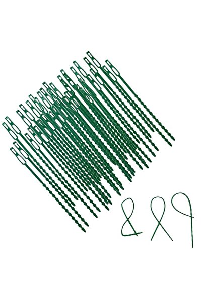 Generic دووماما 200 قطعة من روابط النباتات القابلة للتعديل - دعامة بلاستيكية ...