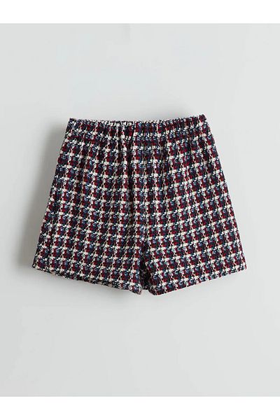 LC Waikiki Lcw Kids Black Elastic Waist Girls' Shorts Skirt