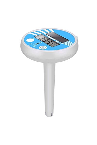 Generic مقياس حرارة حمام السباحة العائم الاحترافي من SKEIDO يعمل بالطاقة الشم...