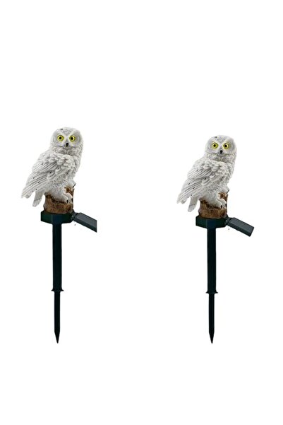 Generic Tazweeq Bright 2 Pack Owl Pattern Solar LED Light, Floor Lamp Bird Sc...