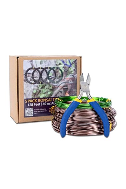 Generic مجموعة أسلاك تدريب بونساي من ZELARMAN مكونة من 4 قطع - إجمالي 128 قدم...