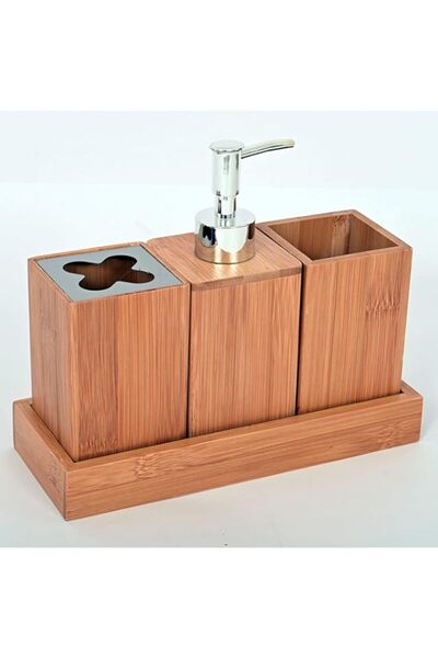 Generic مجموعة تخزين الحمام من الخيزران من HomePro متعددة الألوان - حل تنظيمي...